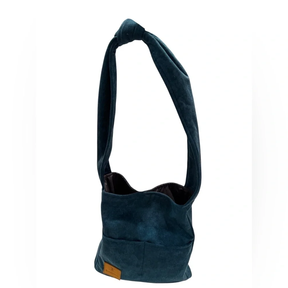 New Hope Girls Hobo Hippie Bag Teal Green Blush Carry Satchel Purse Bag